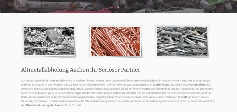 Schrottankauf Solingen: Ihr kompetenter Partner für Altmetall und Schrot