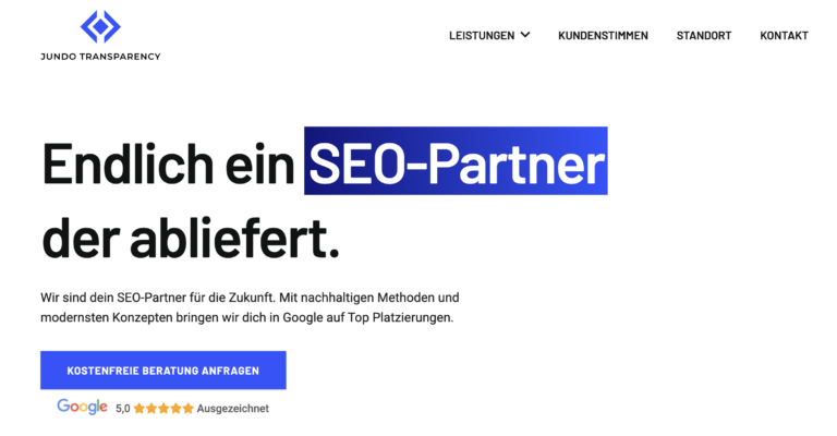 Optimierung für den digitalen Erfolg: Jundo Transparency als Ihr kompetenter SEO-Partner